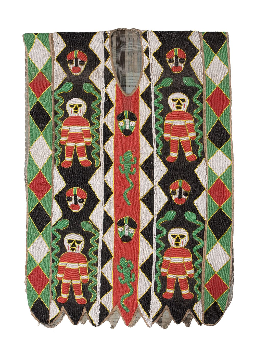 Lot 620: African Yoruba Beaded Tunic