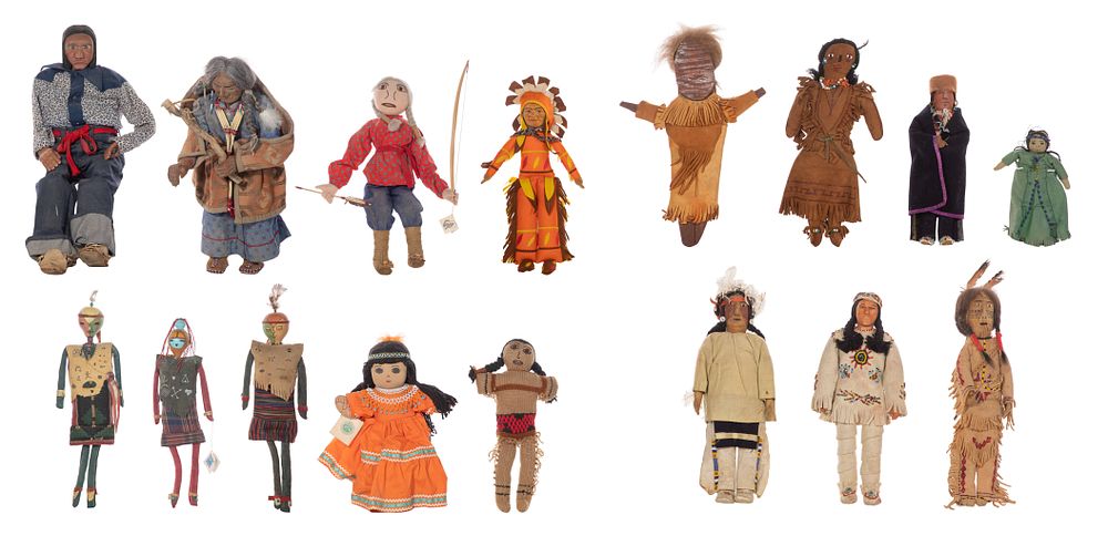 Lot 637: Native American Doll Assortment