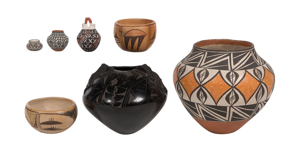 Lot 643: Native American Pottery Assortment