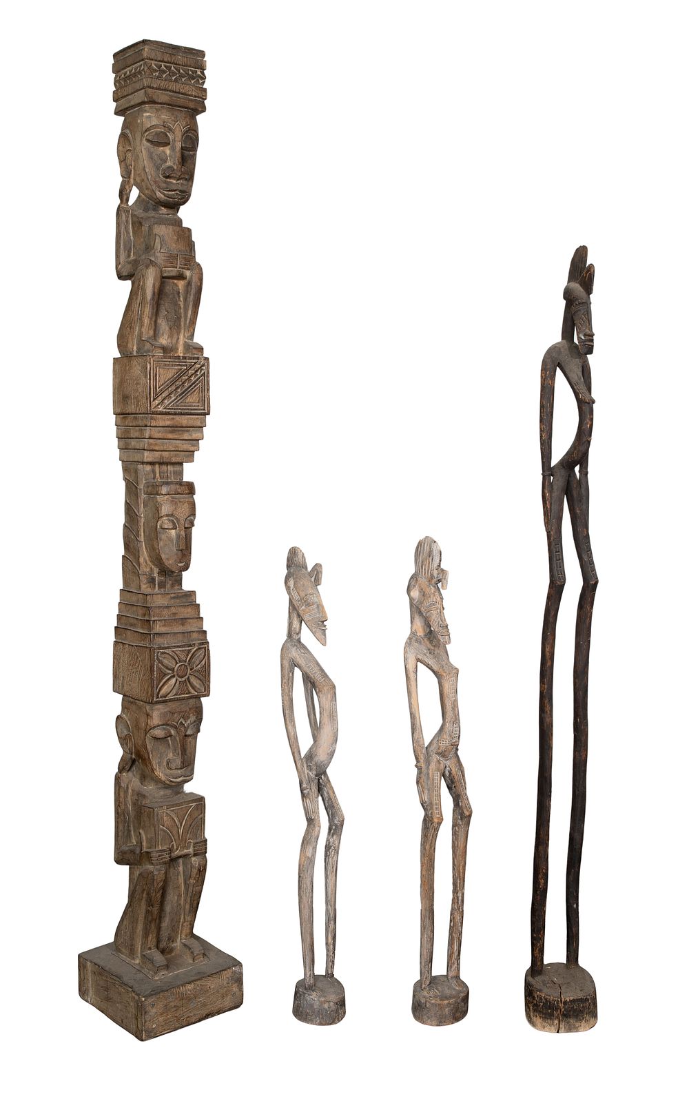 Lot 656: Ethnographic Statue Assortment
