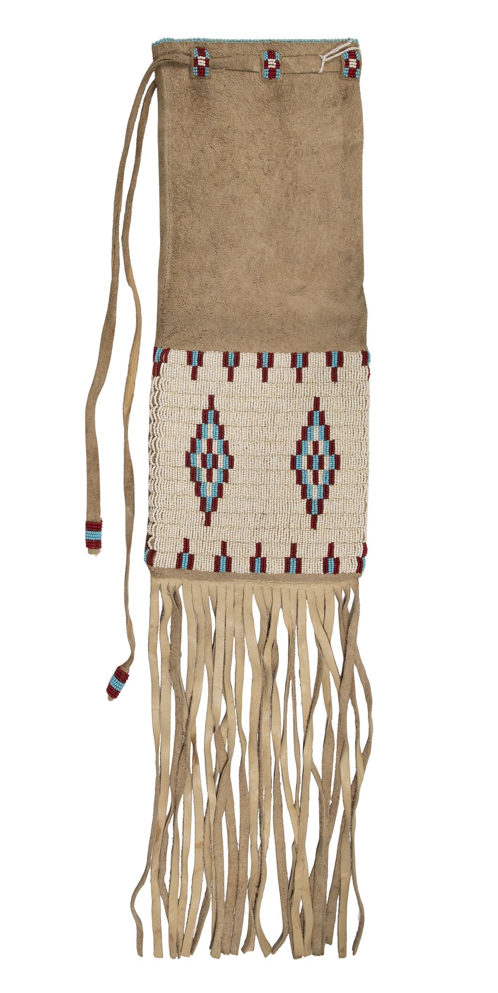 Lot 663: Native American Plains Indian Beaded Pipe Bag