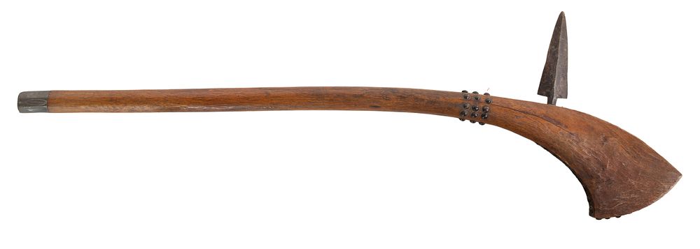 Lot 670: Native American Gunstock War Club
