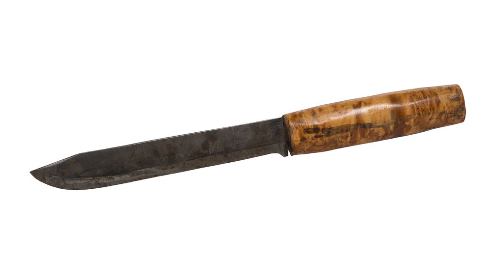 Lot 676: Native American Charging Hawk (Osage, 19th Century) Butcher Knife