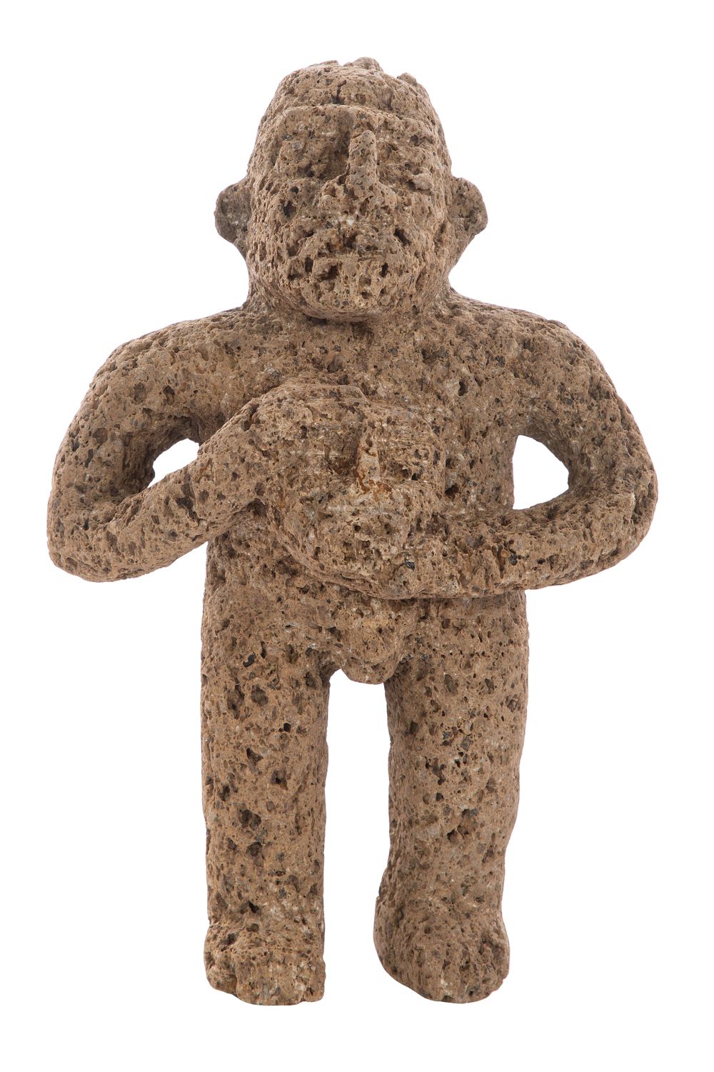 Lot 693: Pre-Columbian Headhunter Figure