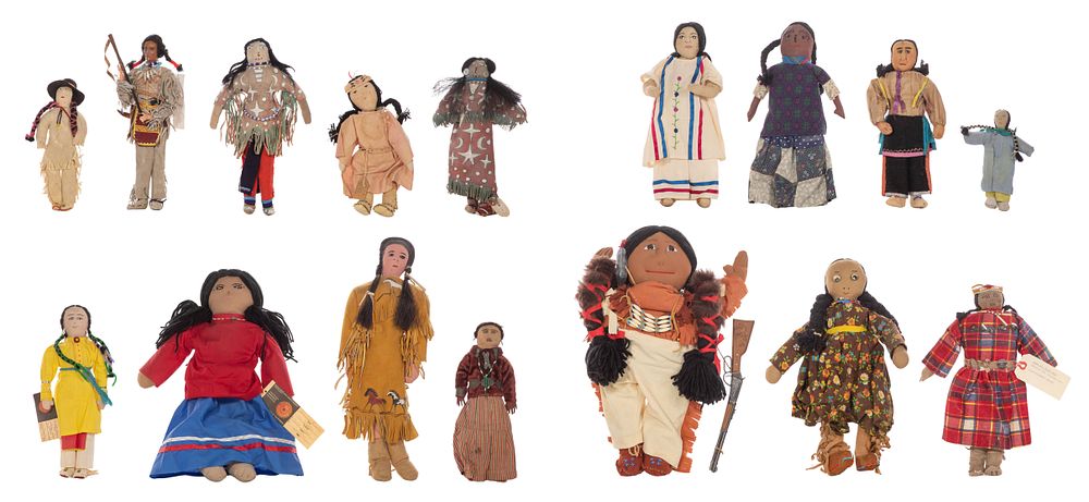 Lot 722: Native American Doll Assortment