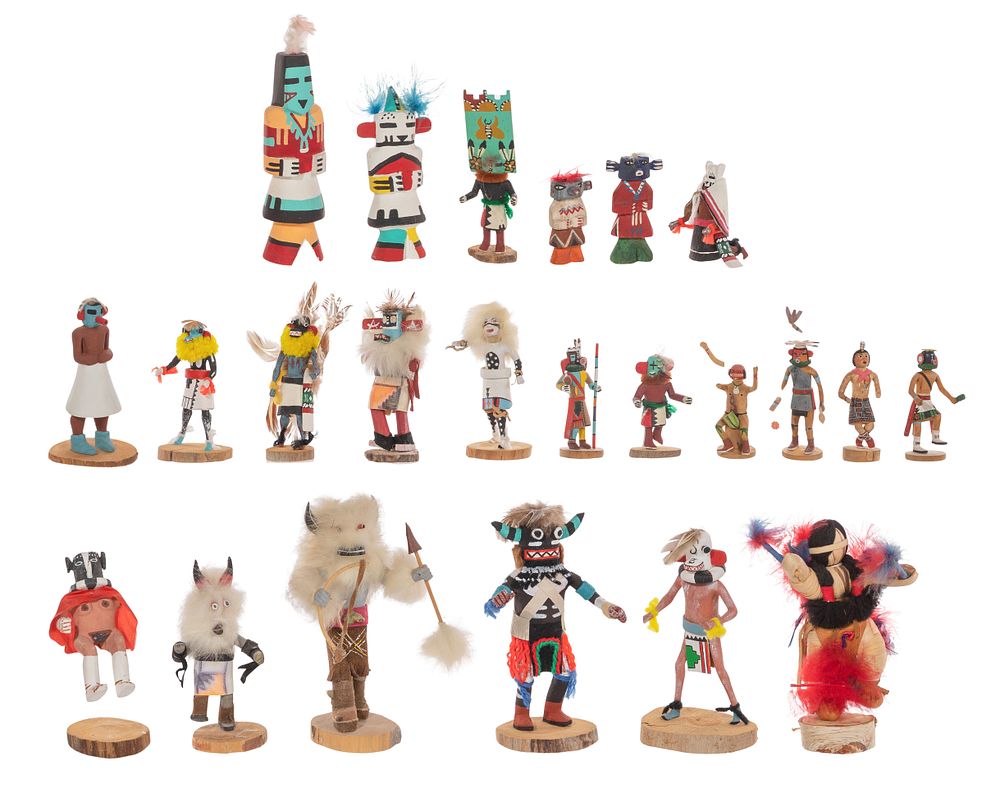 Lot 735: Native American Kachina Assortment