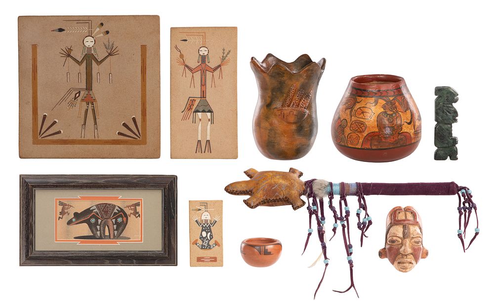 Lot 740: Native American Object Assortment