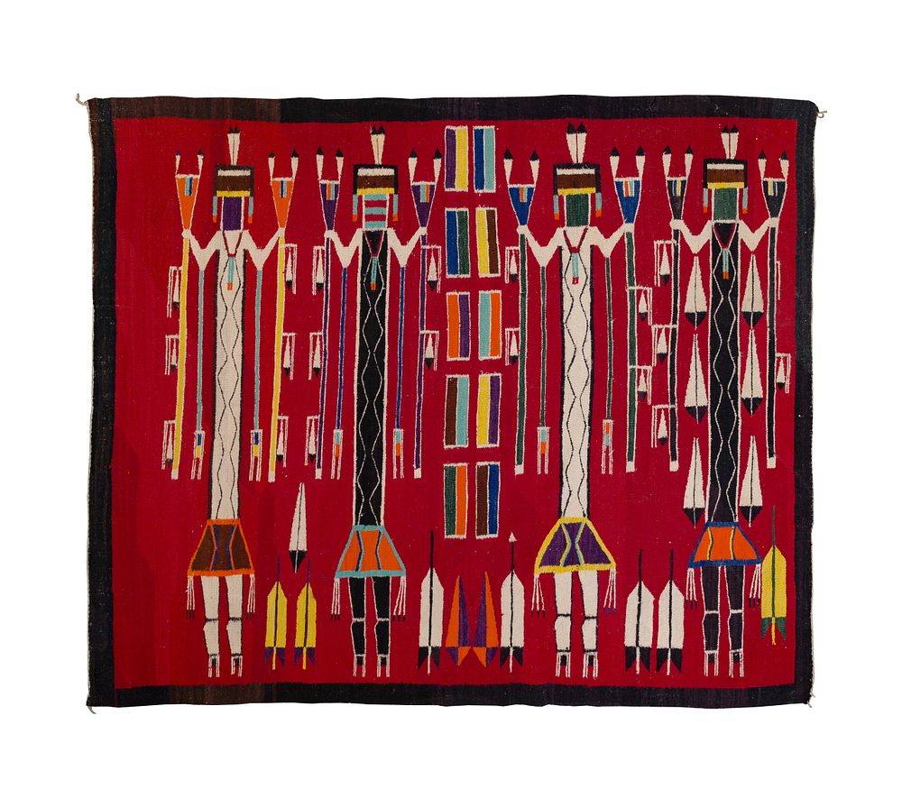 Lot 758: Navajo Yei Rug