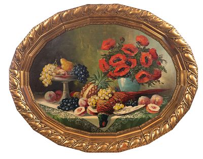L. Werner (German, 20th Century) Oil on Board Undated, signed, depicting a still life of 