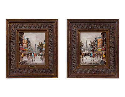 Antonio DeVity - Antonio DeVity ( Italian, 1901-1993) Oils on Canvas (2) undated, unsigned items 