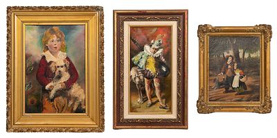 Michael Barrington - Michael Barrington (American, 20th Century) Oil on Canvas (3) total items 