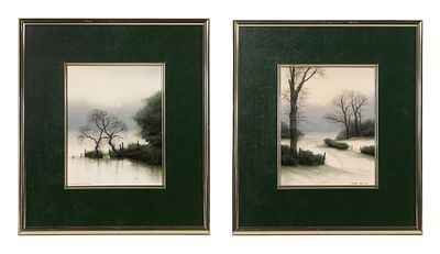 Michael John Hill - Michael John Hill (British, b.1956) Oils on Board (2) items, including 