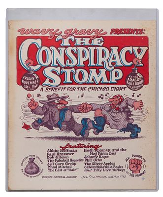 Robert Crumb - Robert Crumb (American, b.1943) 'Conspiracy Stomp' Lithographic Poster 1969 