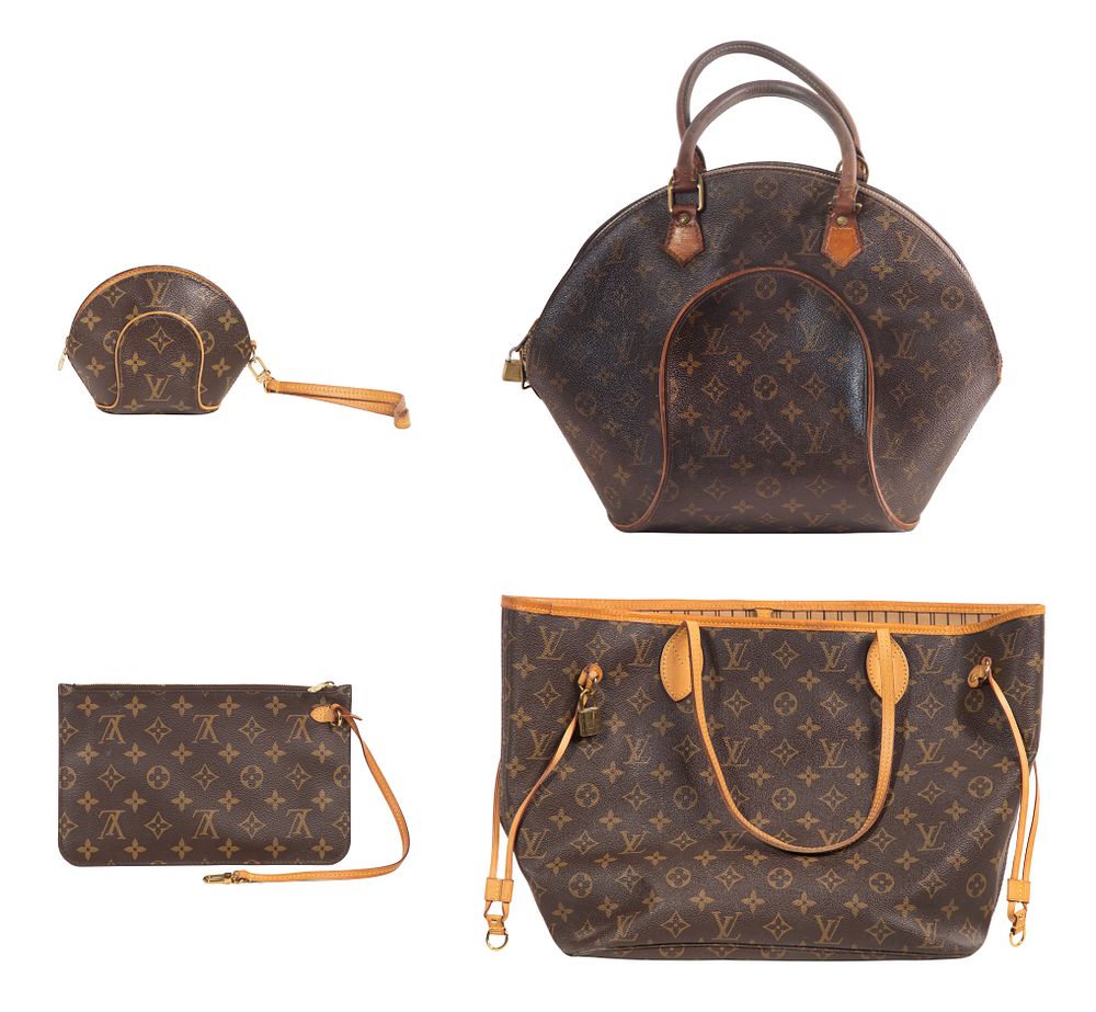 Louis Vuitton - Louis Vuitton Bag Assortment 
(4) items including an Ellipse handbag, a Mini 