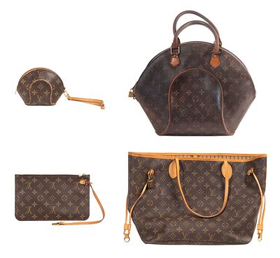 Louis Vuitton - Louis Vuitton Bag Assortment (4) items including an Ellipse handbag, a Mini 
