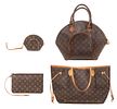 Louis Vuitton - Louis Vuitton Bag Assortment 
(4) items including an Ellipse handbag, a Mini Image - 1
