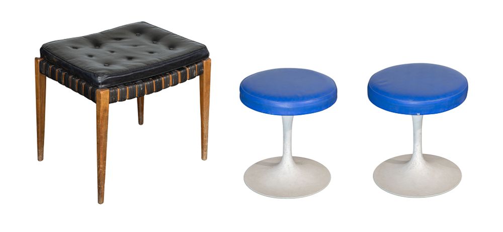Lot 256: Eero Saarinen for Knoll Tulip Stool Assortment