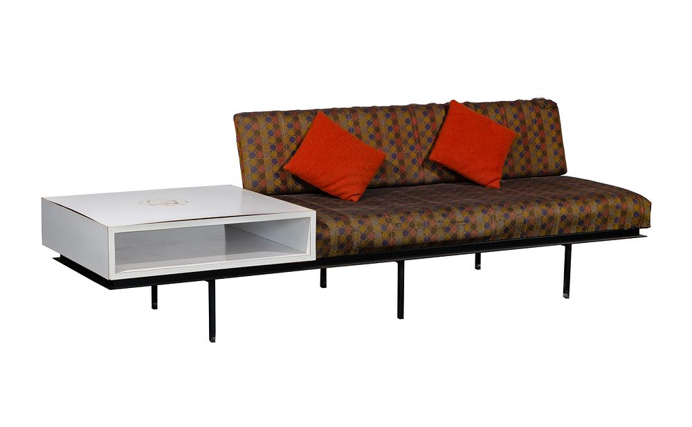 Lot 259: Mid Century Modern Upholstered Sofa