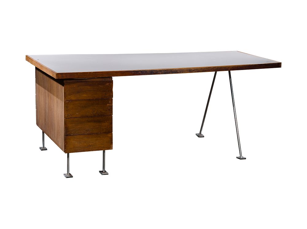 Lot 266: Mid Century Modern Partners Desk