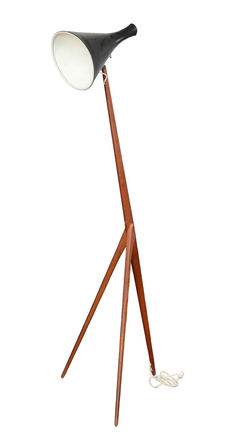 Lot 269: Uno and Osten Kristiansson for Luxus Teak Floor Lamp