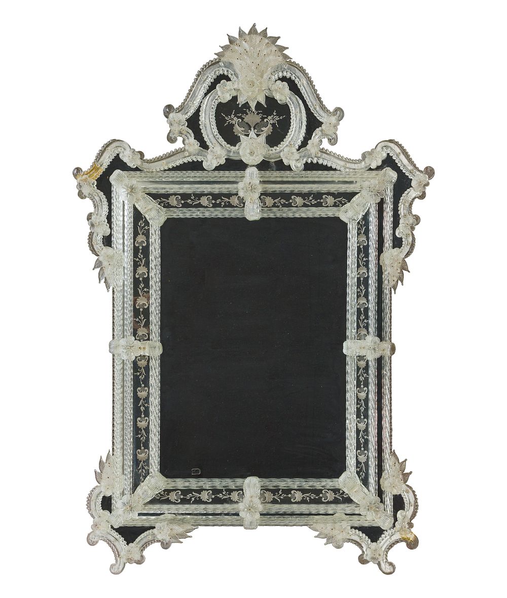Lot 272: Murano Venetian Style Mirror