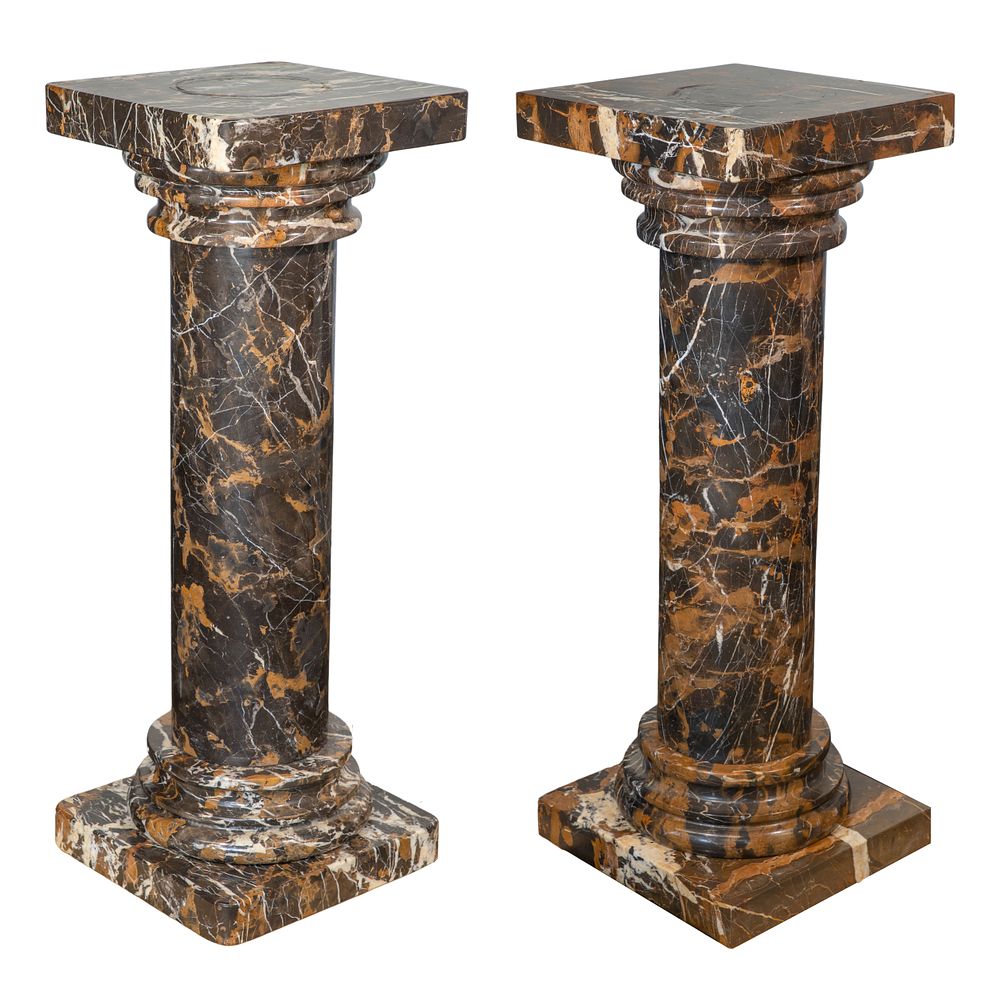 Lot 278: Neoclassical Marble Pedestals