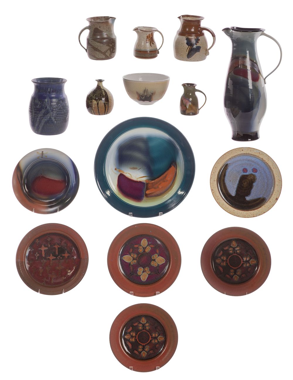 Lot 295: Alan Viglund (American, 1941-2015) Studio Pottery Assortment