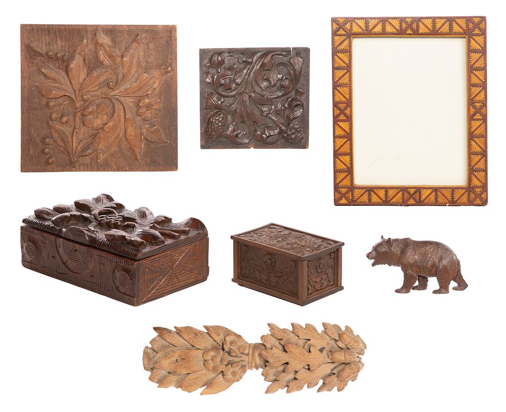Lot 324: Wood Object Assortment
