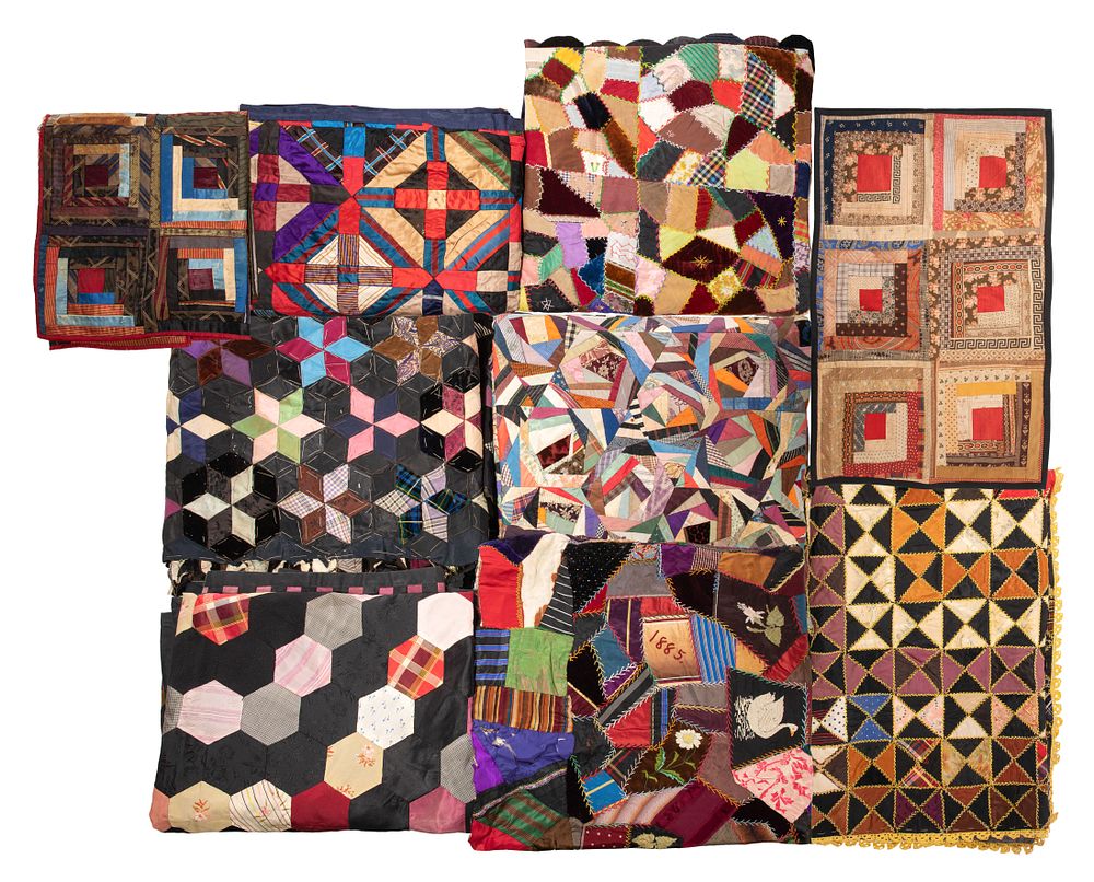 Lot 360: Quilt and Fragment Assortment