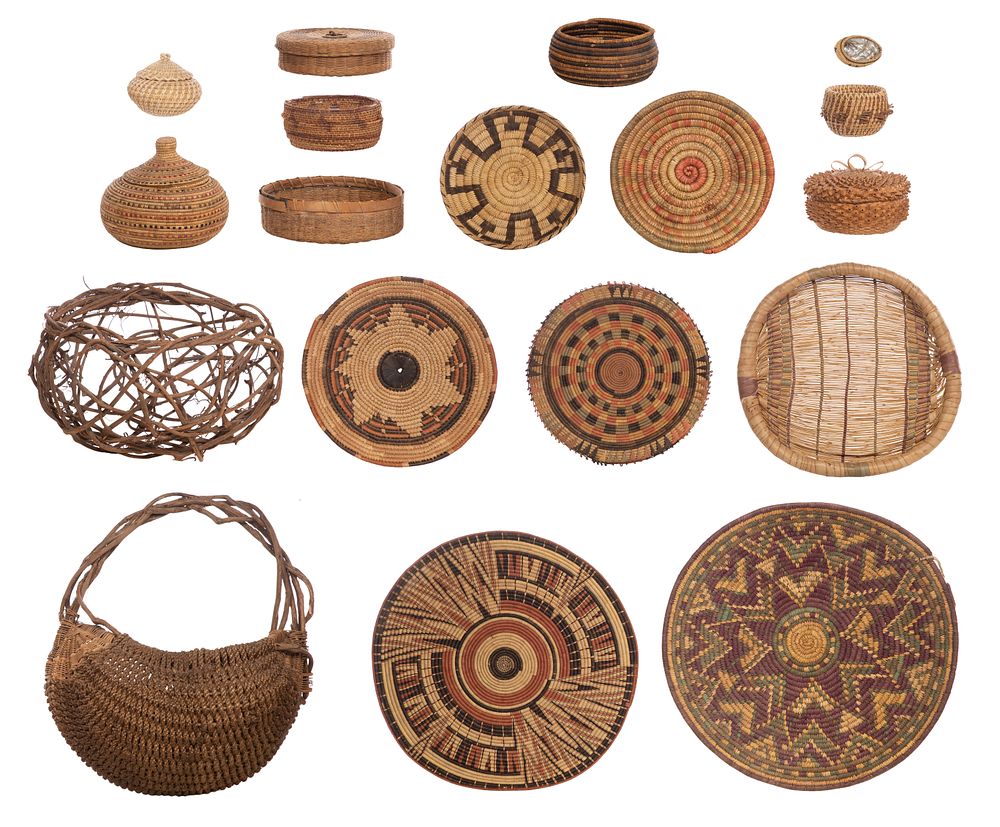 Lot 368: Native American Basket Assortment
