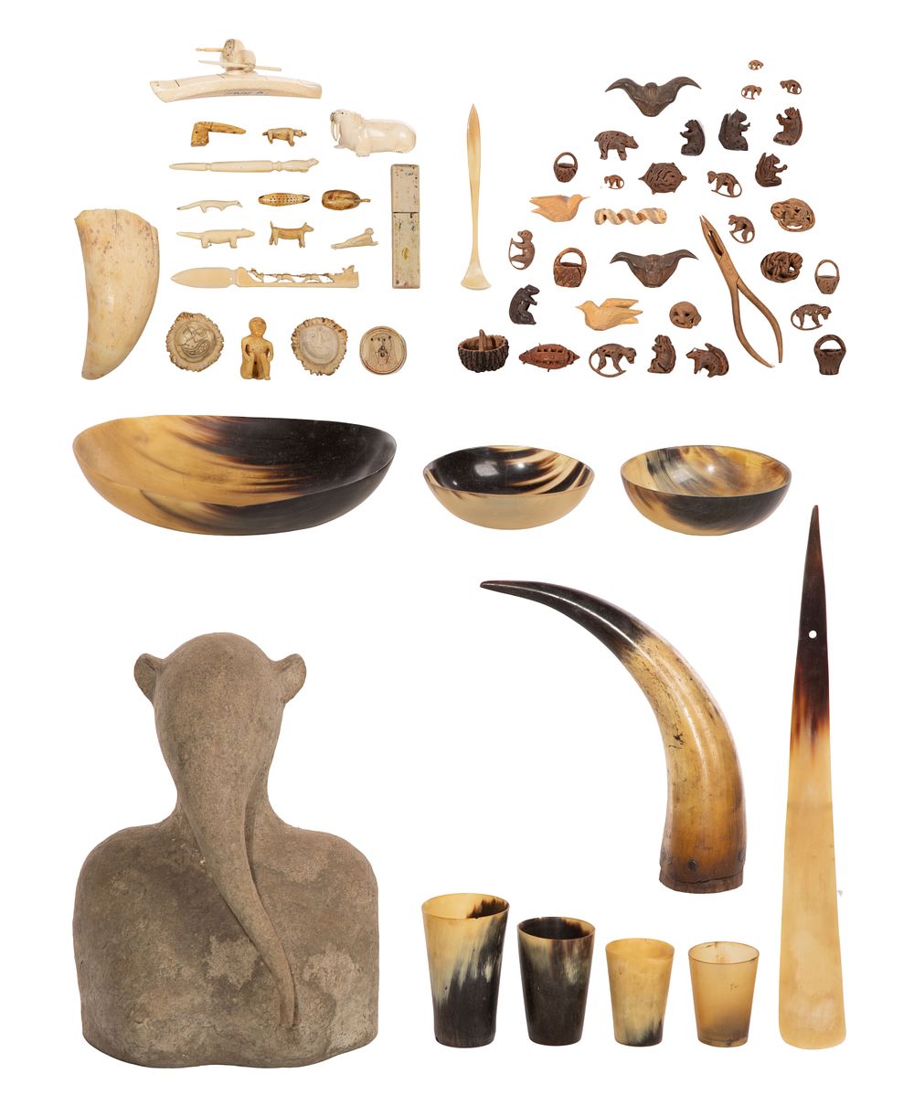 Lot 371: Inuit Carving Assortment