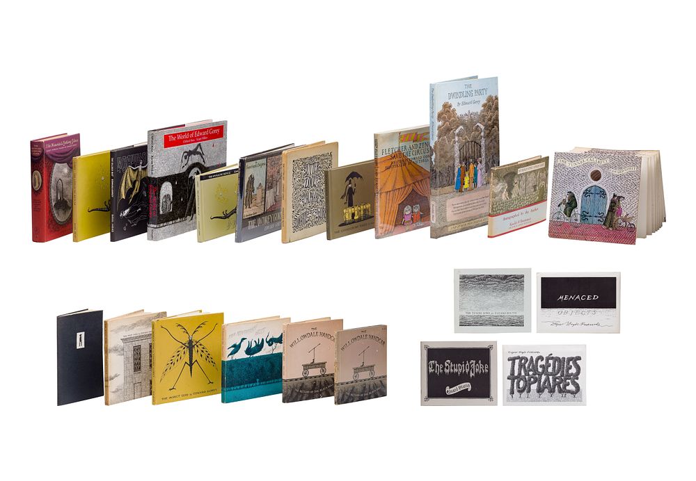 Lot 384: Edward Gorey (American, 1922-2000) Book and Postcard Assortment