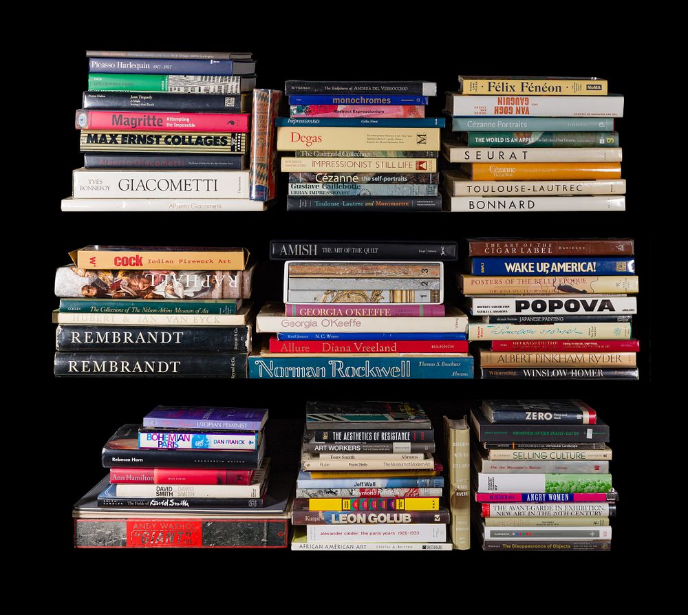 Lot 387: Art Reference Book Assortment