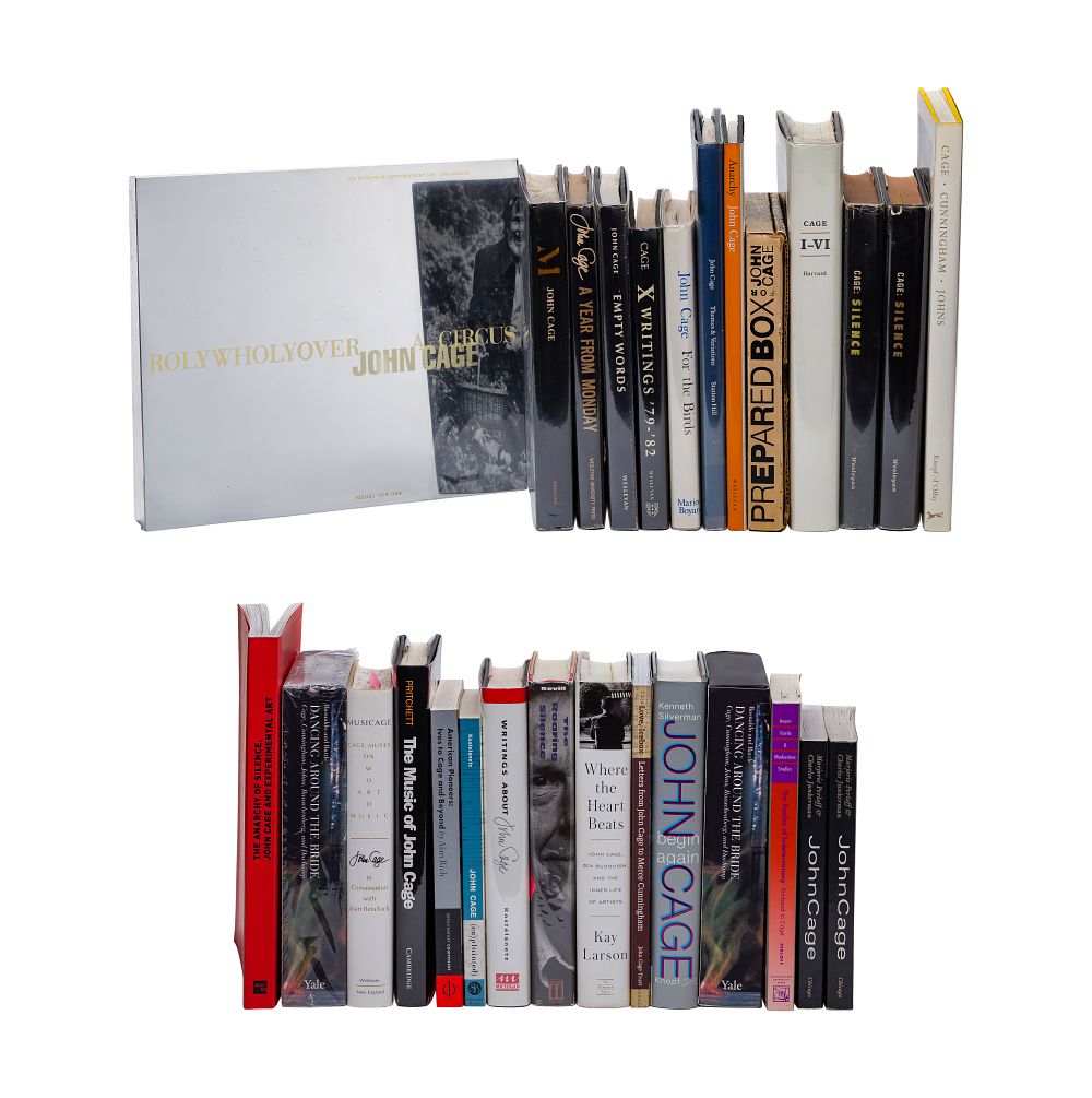 Lot 388: John Cage (American, 1912-1992) Book Assortment