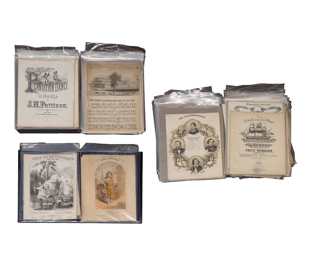 Lot 395: 19th Century Sheet Music Assortment