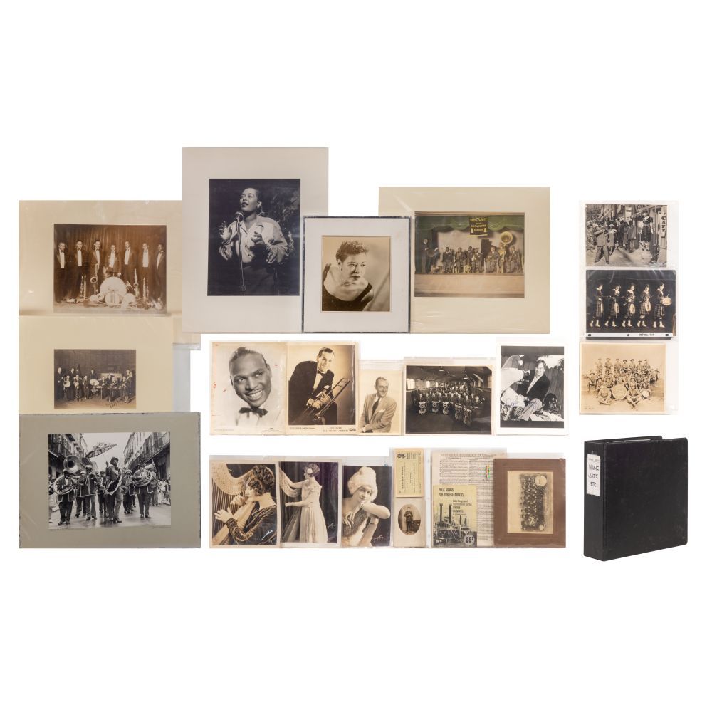 Lot 415: Musician Photograph and Postcard Assortment