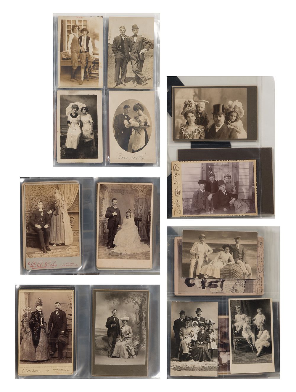 Lot 418: Dual Portrait Photographic Collection