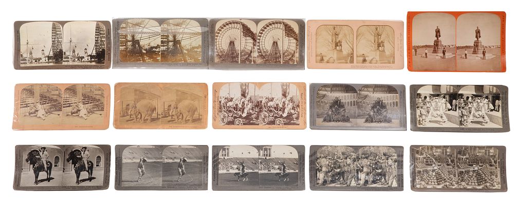 Lot 421: Amusement Stereoview Assortment