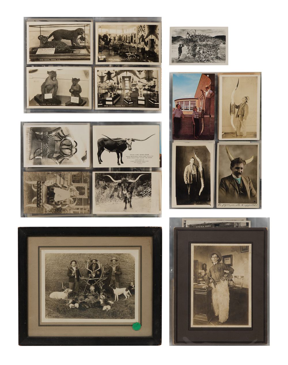 Lot 422: Western, Hunting and Taxidermy Photographic Assortment