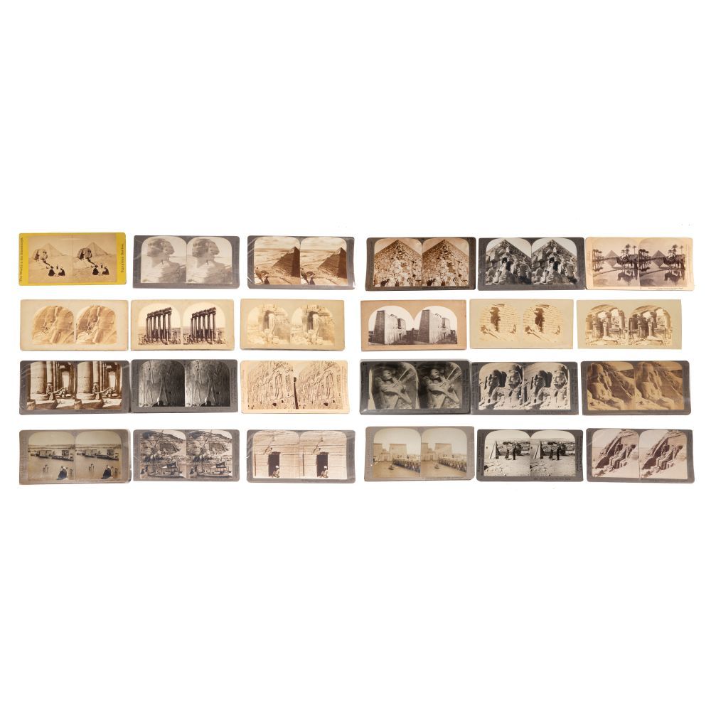 Lot 453: Ancient Egypt and Africa Stereoview Assortment