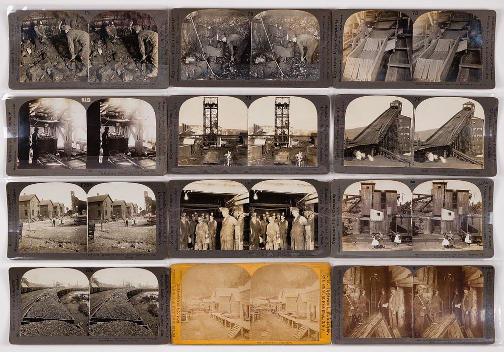 Lot 459: Mining Photograph and Stereoview Assortment