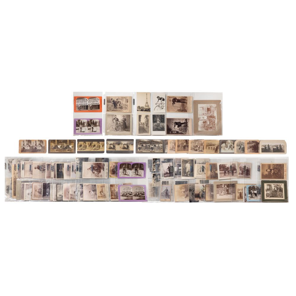Lot 460: Motorcycle and Bicycle Photographic Assortment