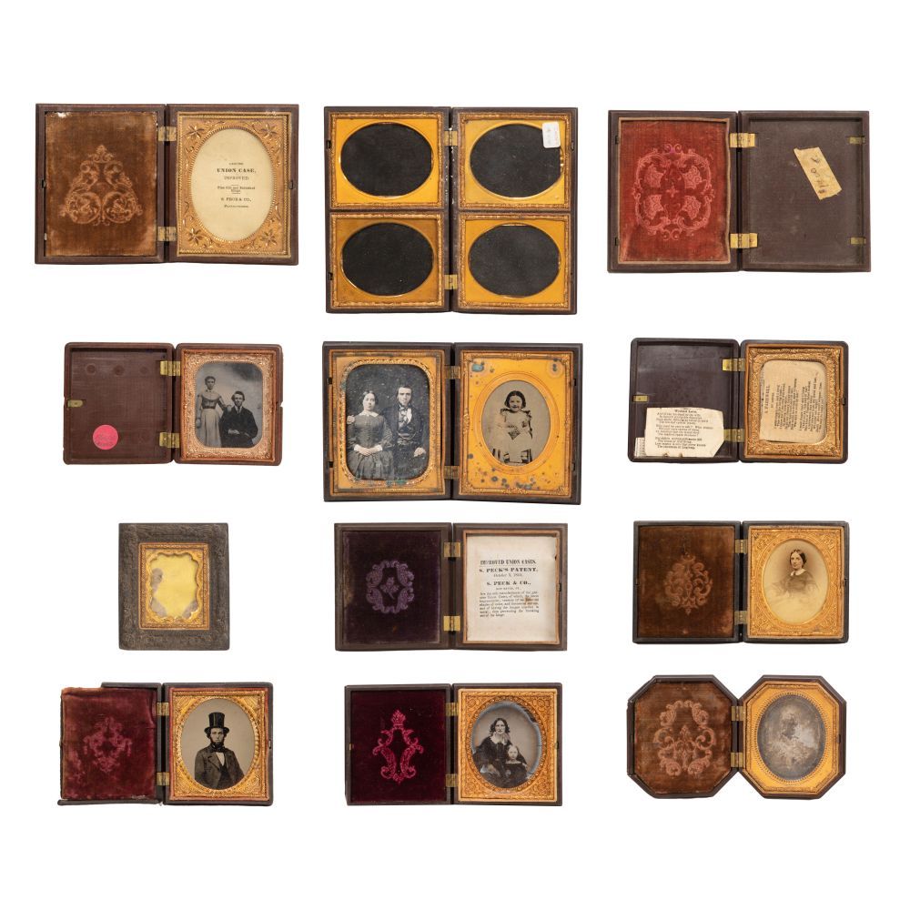 Lot 464: Cased Photograph and Union Case Assortment