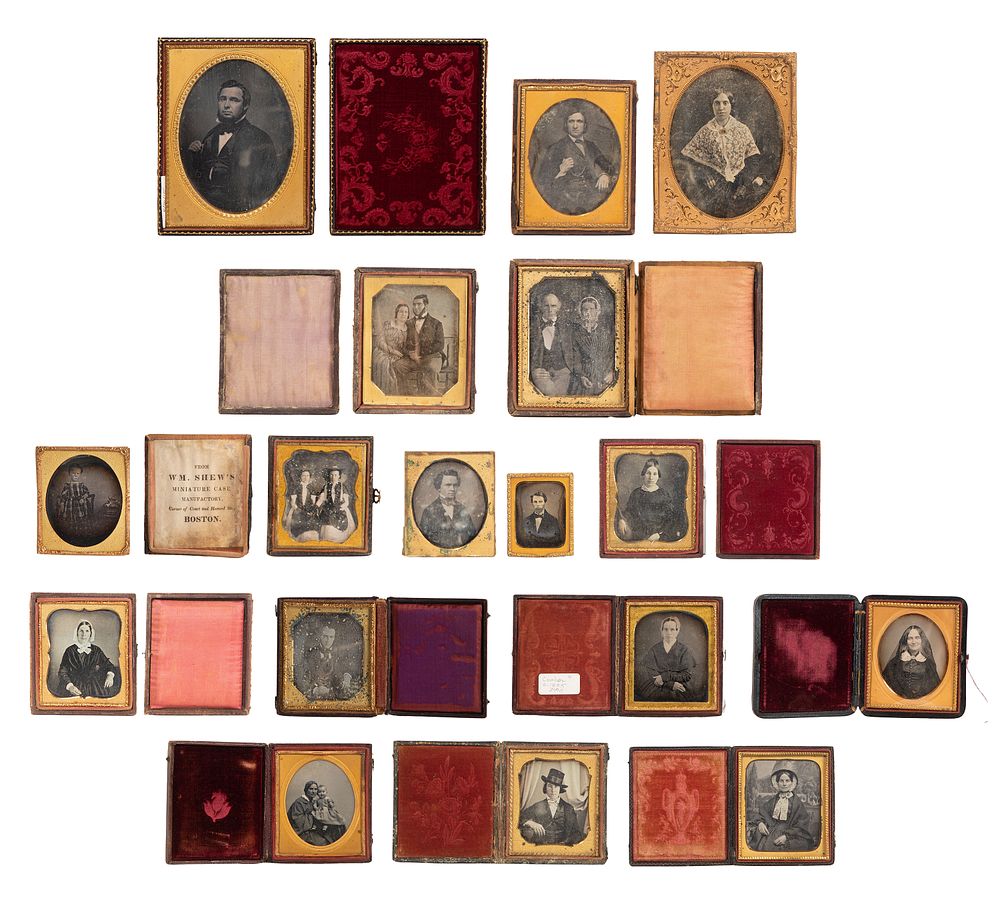 Lot 465: Cased Daguerreotype Collection