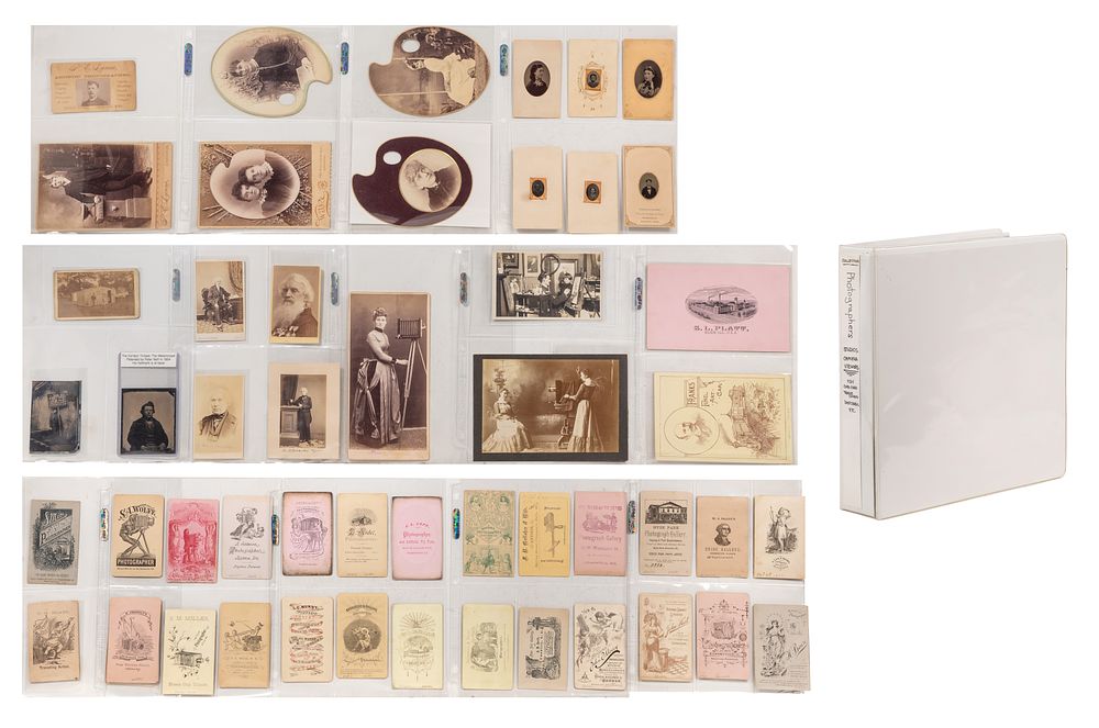 Lot 473: Photographer and Studio Ephemera Assortment