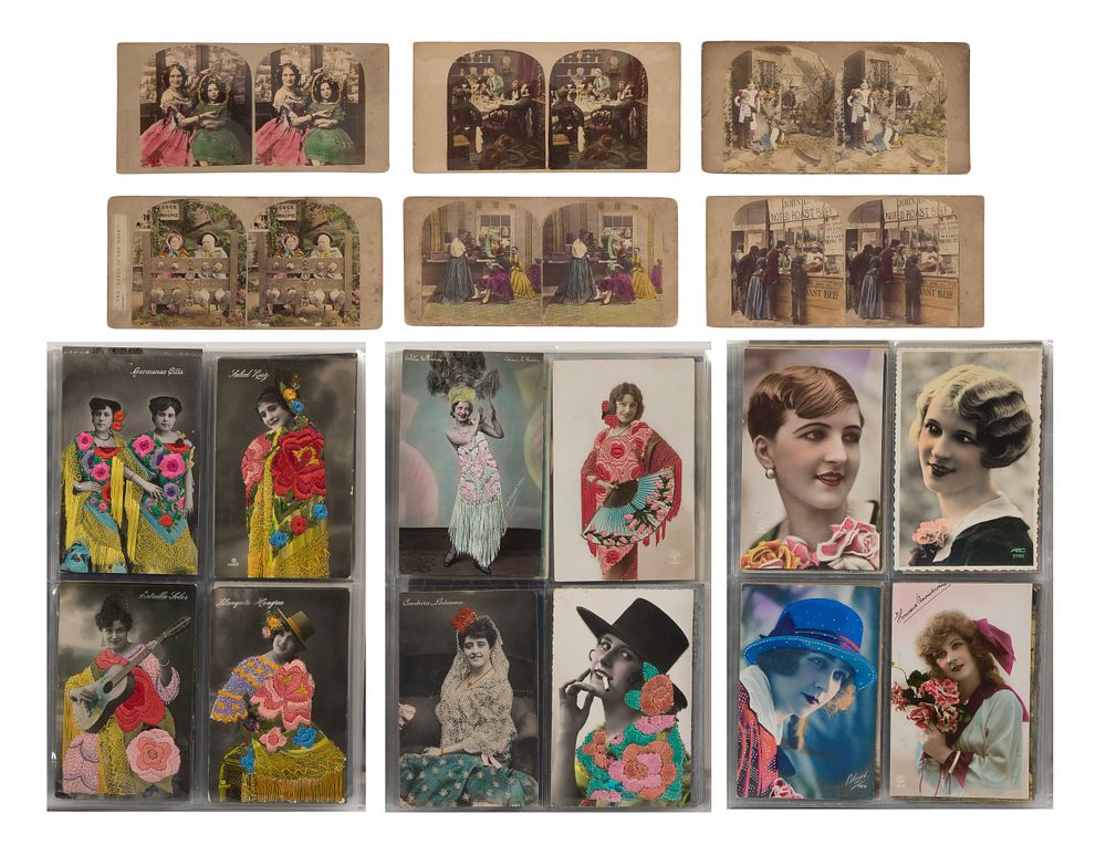 Lot 474: Tinted and Novelty Photographic Assortment