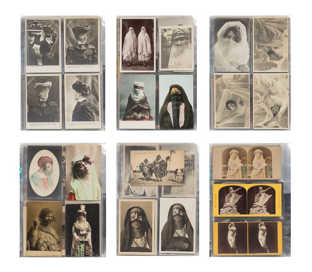 Lot 481: Veil and Fan Photographic Assortment