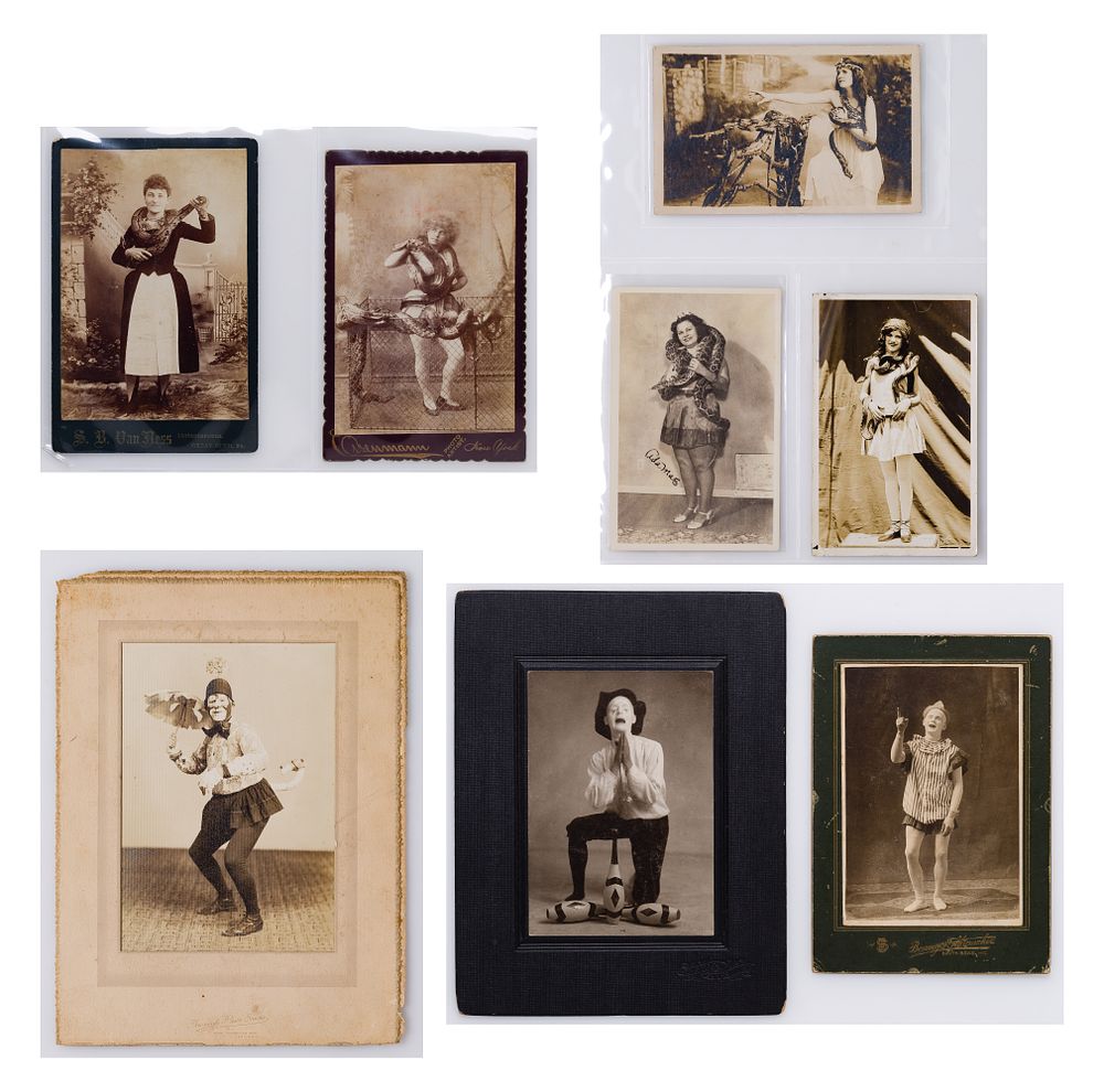 Lot 484: Circus Photograph, Postcard and Ephemera Assortment
