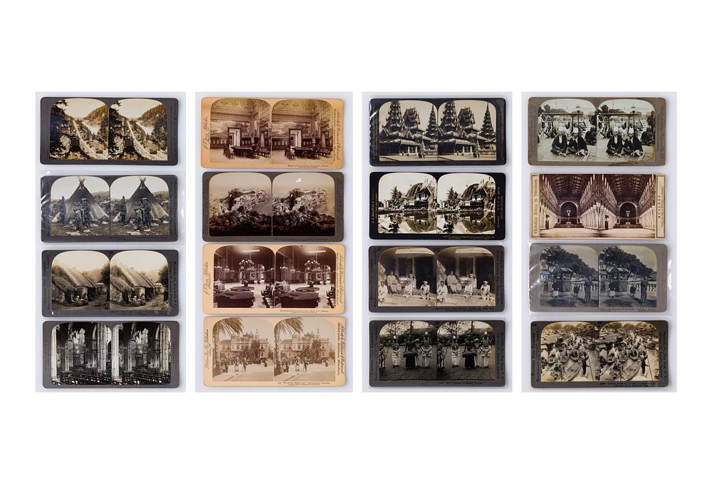 Lot 485: Travel Stereoview Card Assortment