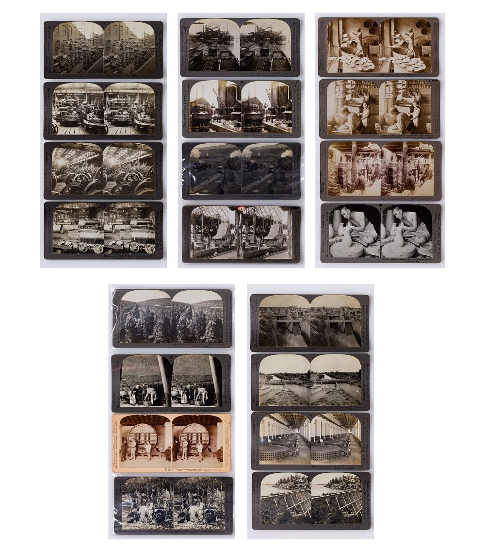 Lot 486: Occupational Stereoview Card Assortment